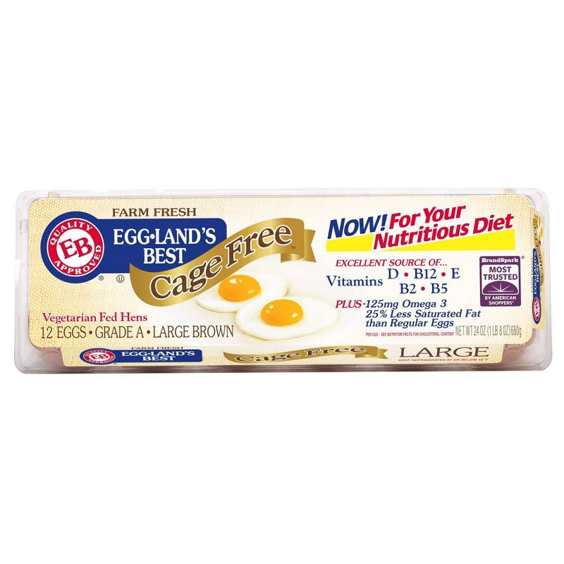 Cackle Fresh Grade A Large Eggs - 18ct