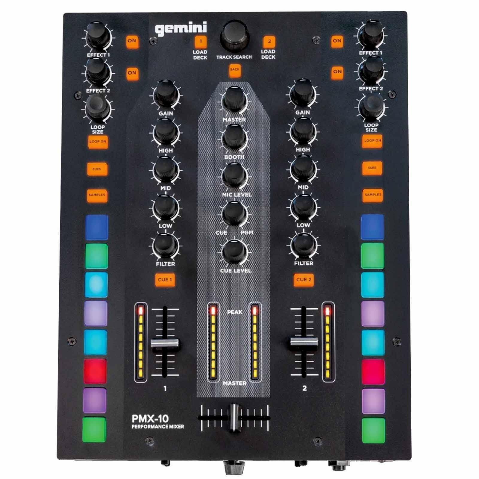 Gemini - PMX-10 - 2-Channel Combat-Ready Performance Digital Mixer