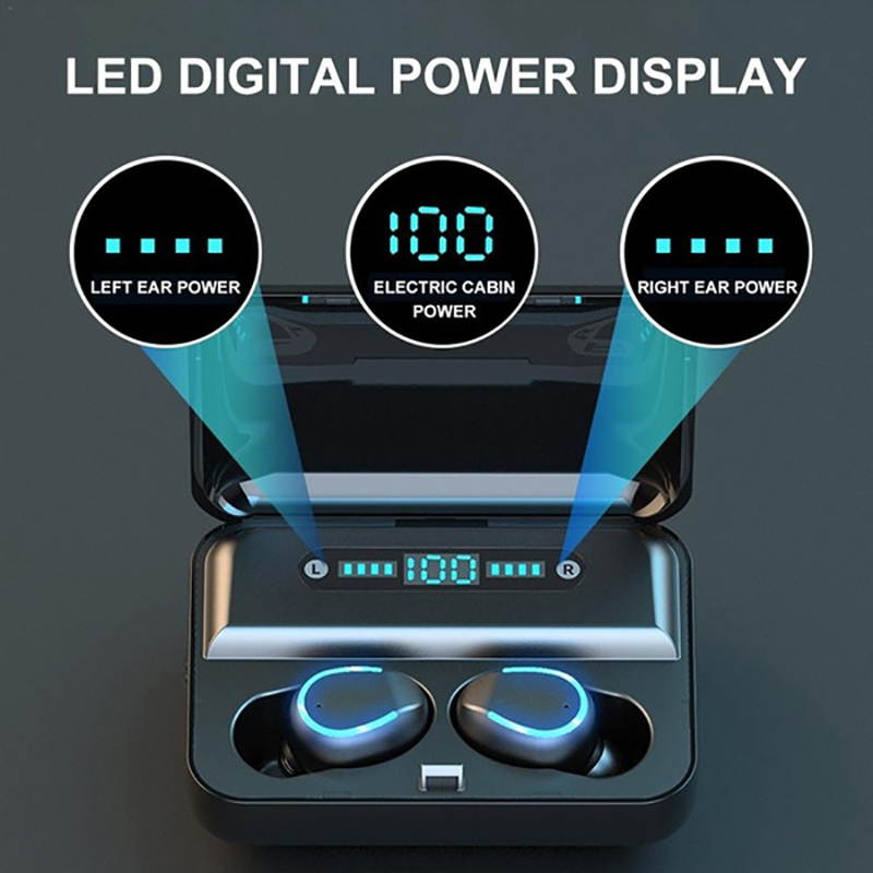 Earphones Bluetooth Wireless Headphones Sport In Ear TWS Gaming Headset Noise Cancel True Wireless Earbuds with Mic for Iphone Samsung Sony