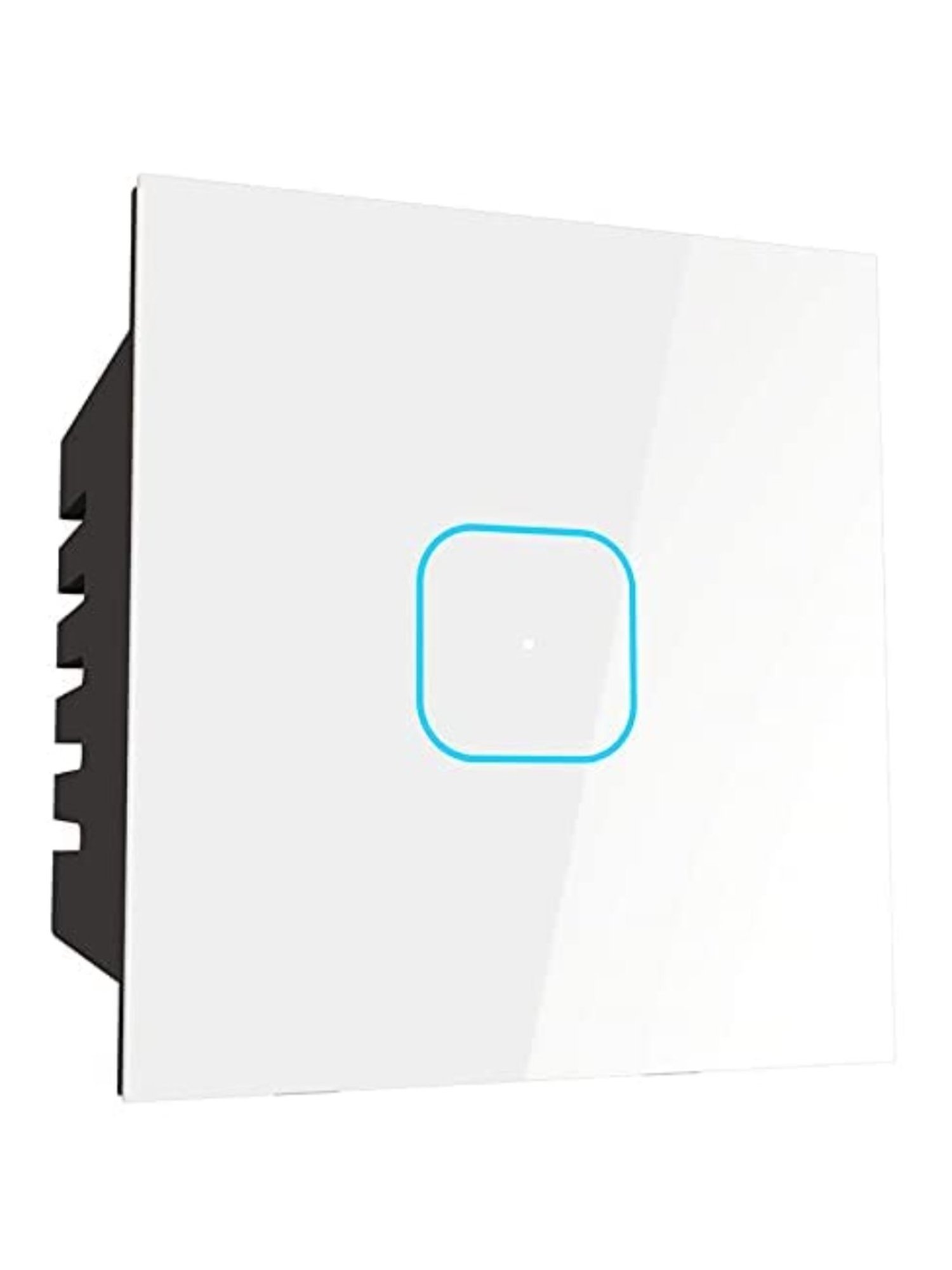 Teqooz 24Amp Smart Wi-Fi plus Bluetooth Touch Switch (White)