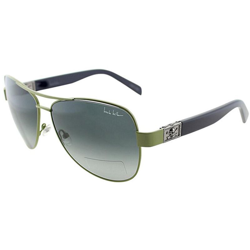 Nicole Miller  C03 Womens Aviator Sunglasses Green 61mm