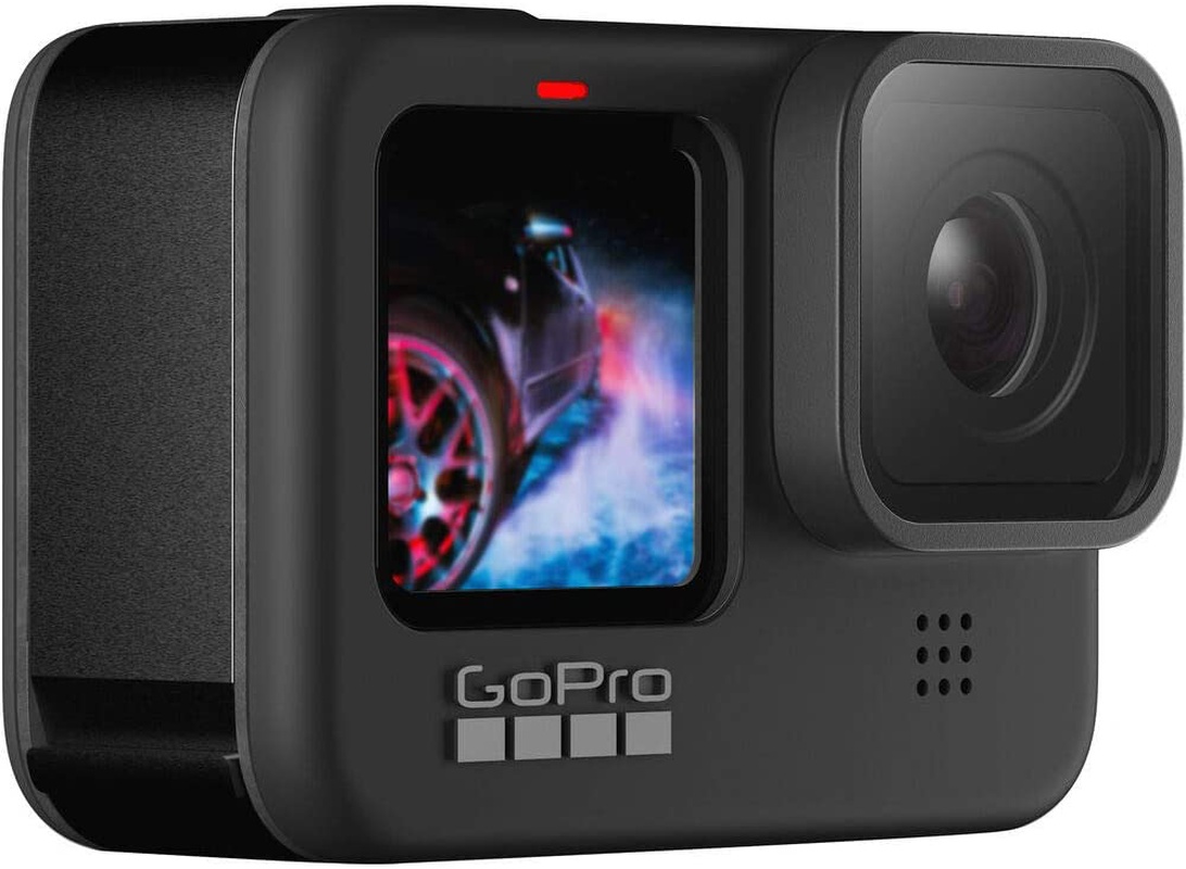 GoPro HERO9 Black, Waterproof Action Camera, 5K/4K Video, Starter Bundle with Extra Battery, Floating Hand Grip, 32GB microSD Card, Card Reader