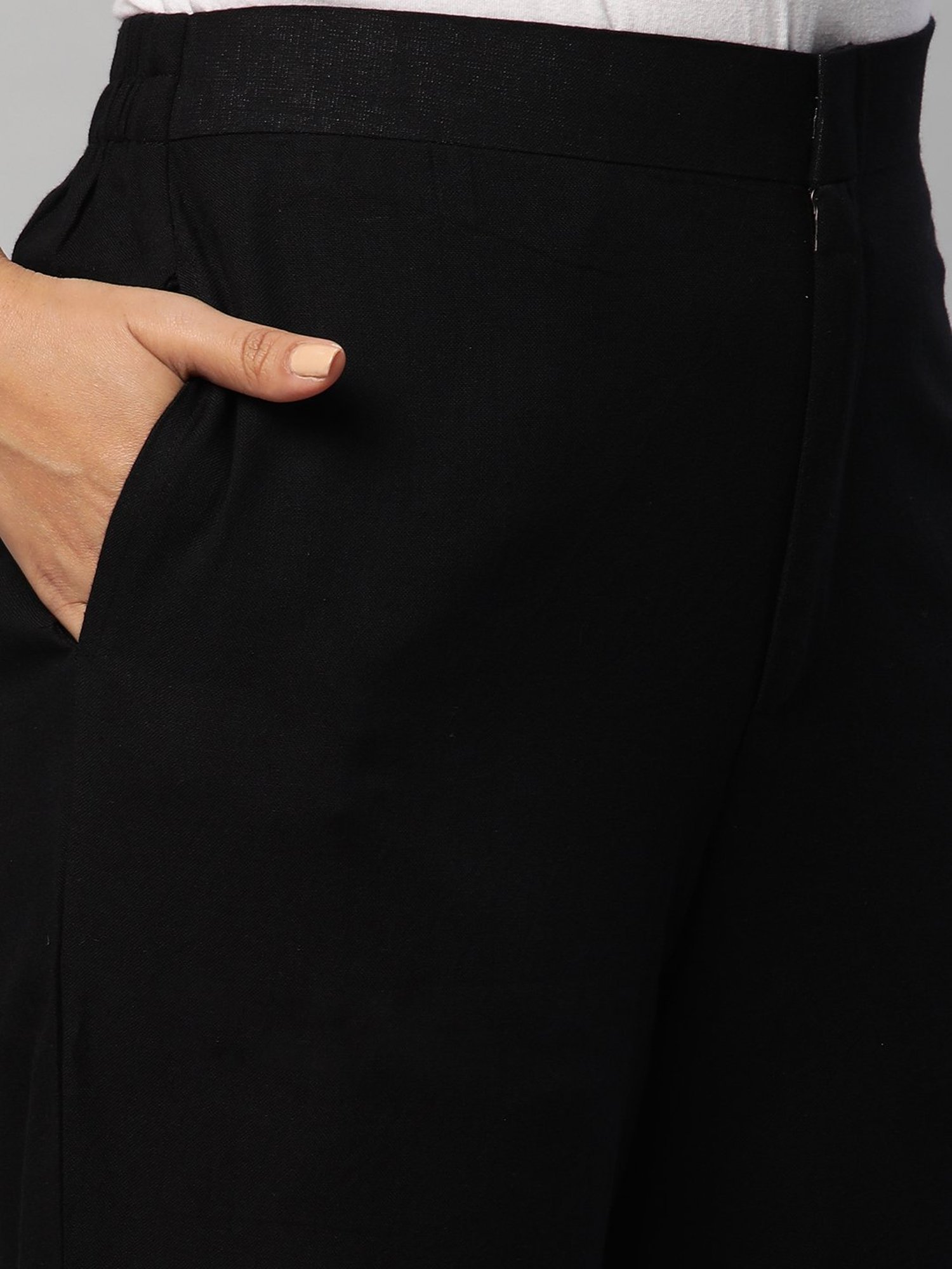 Kami Kubi Black Cotton Pants