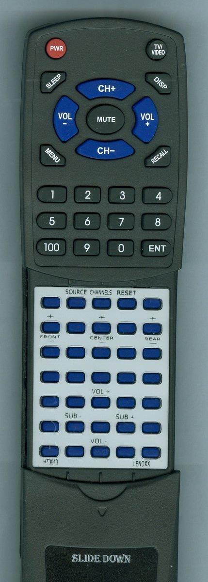 Replacement Remote Control for LENOXX HT3913, RC3913FV