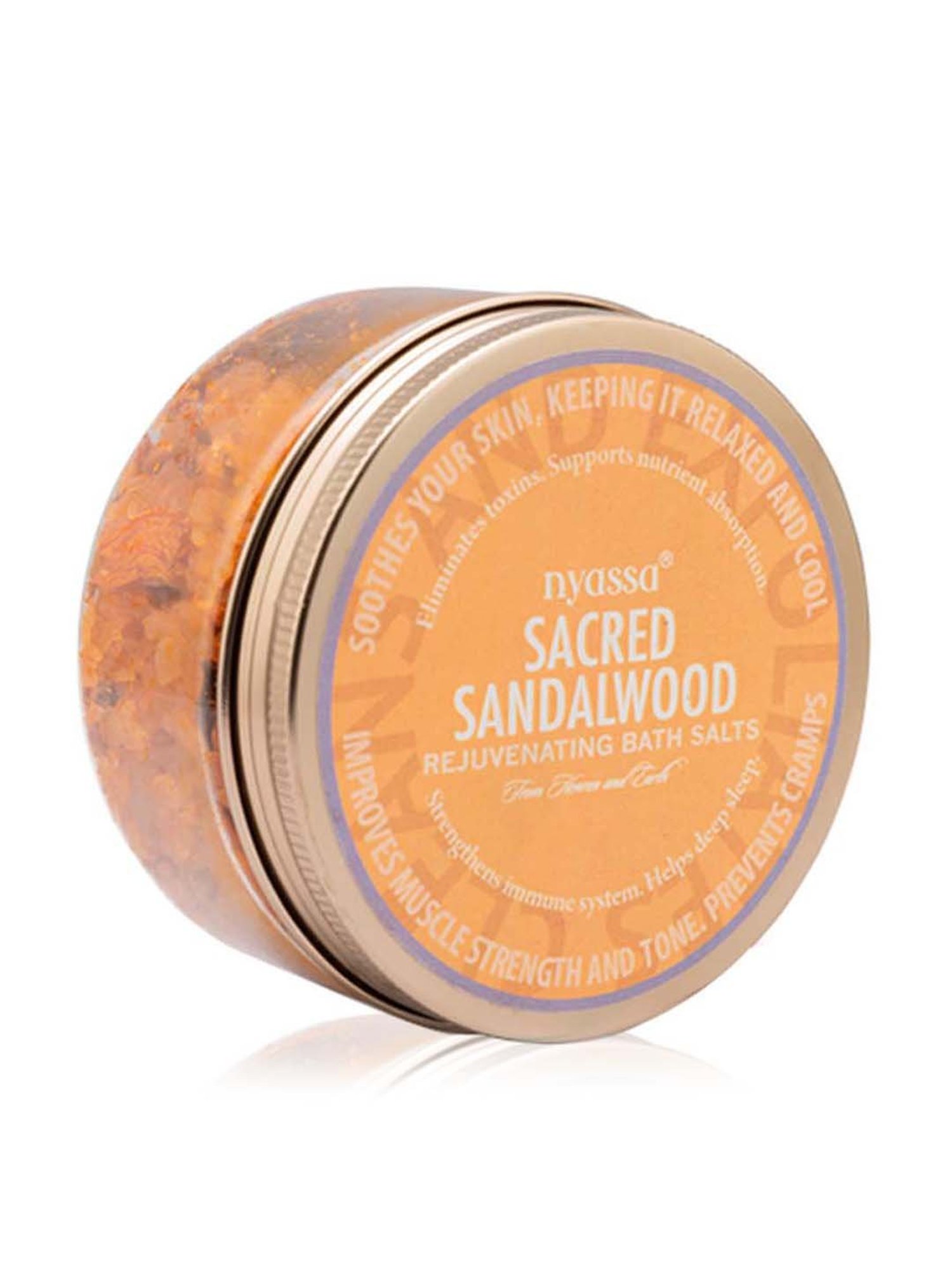 Nyassa Sacred Sandalwood Bath Salt - 220 gm
