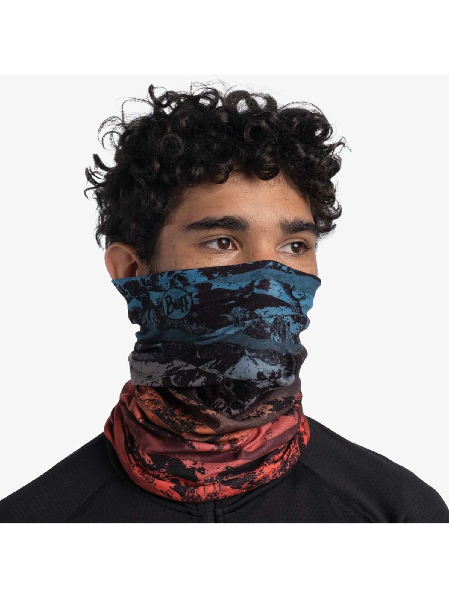 BUFF Original Ecostretch Derlay Blue Printed Bandanas