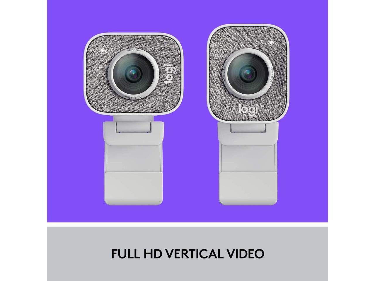 Logitech StreamCam, 1080P HD 60fps Streaming Webcam with USB-C and Built-in Microphone (In Hand)1080P at 60 fps The ultimate streaming experience for both creator And audience with ultra-smooth