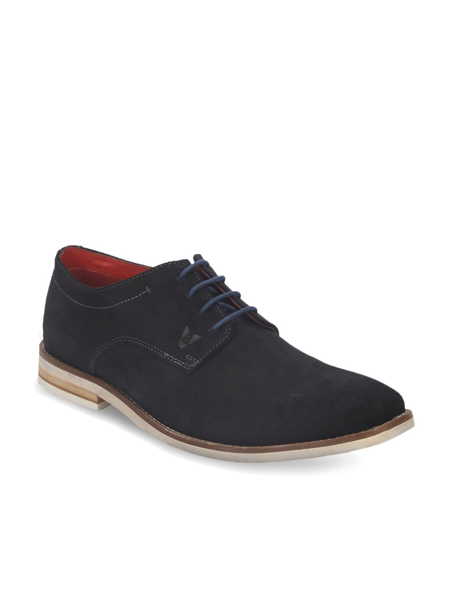 V8 by Ruosh Men's Venice Navy Derby Shoes