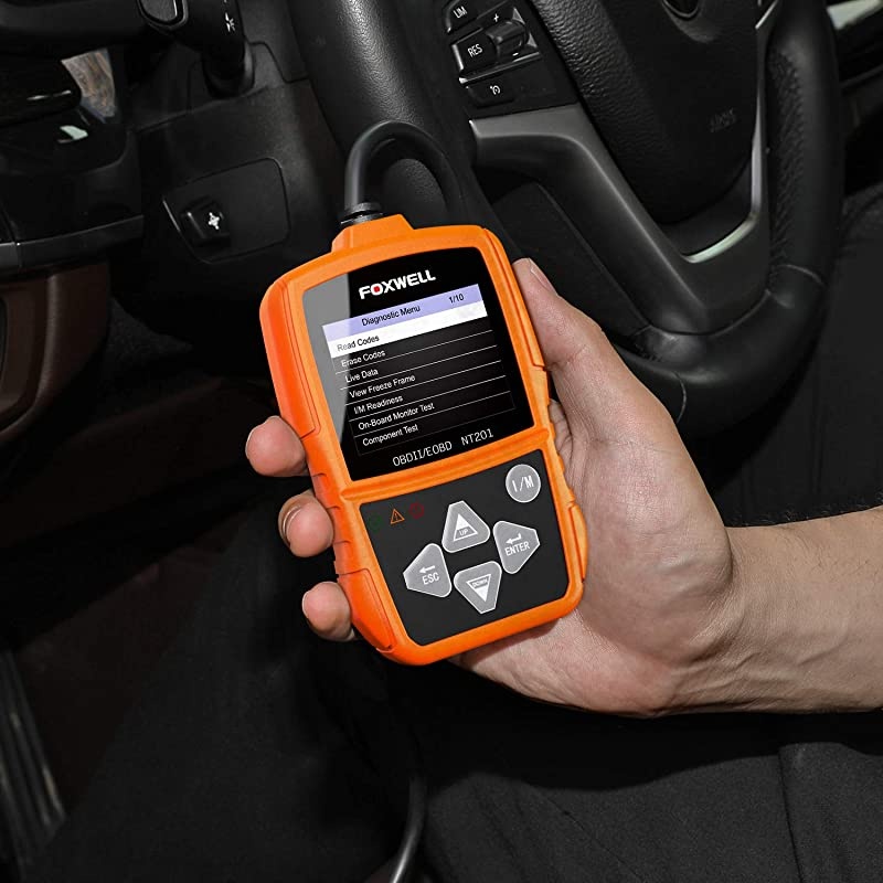 NT201 OBD2 Scanner Check Engine Light Car Code Reader OBD II Diagnostic Scan ToolNew Version