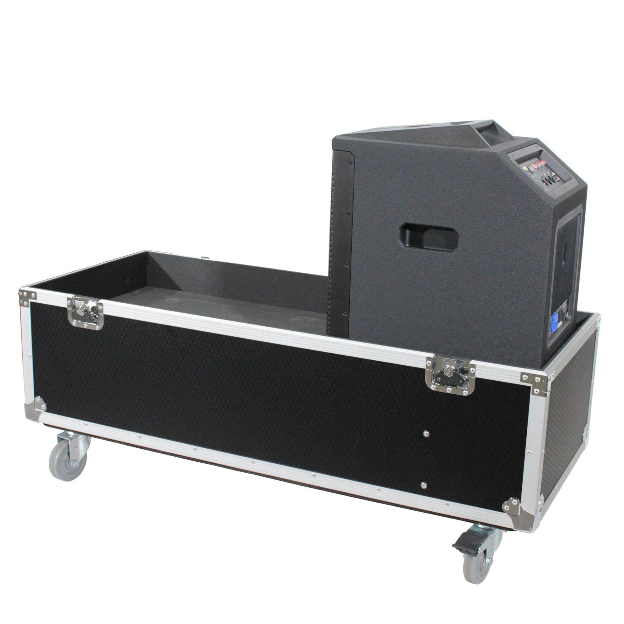 Flight/Road Case for 2 EV Evolve 50 Compact Array Systems W/Wheels ATA Style