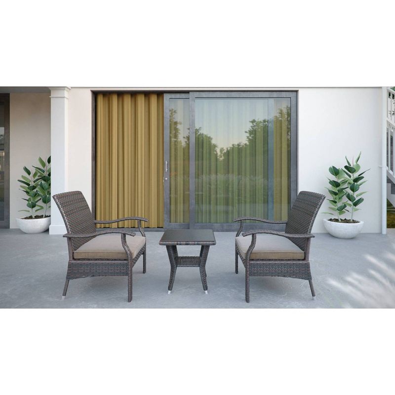 Miles 3pc Conversation Set - Balkene Home