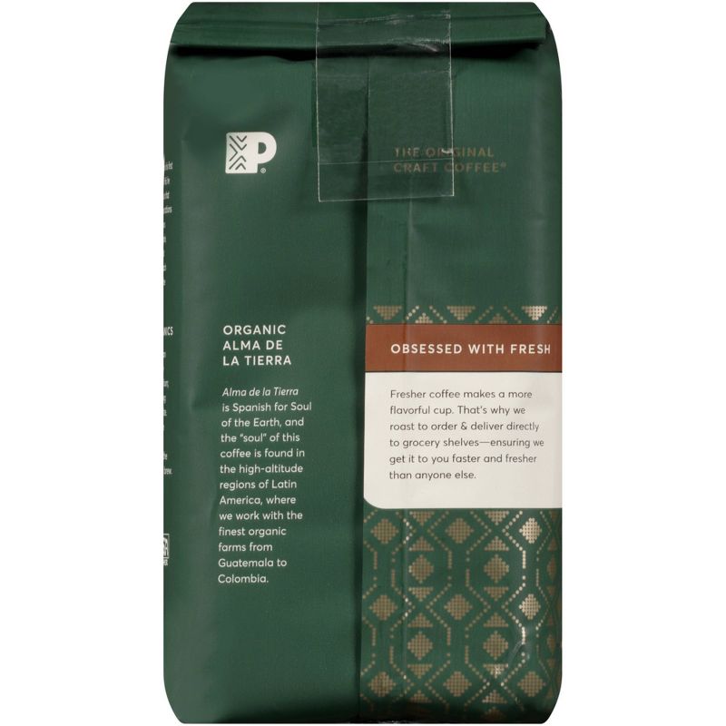 Peet's Coffee Alma De La Tierra Organic Dark Roast Ground Coffee - 10.5oz