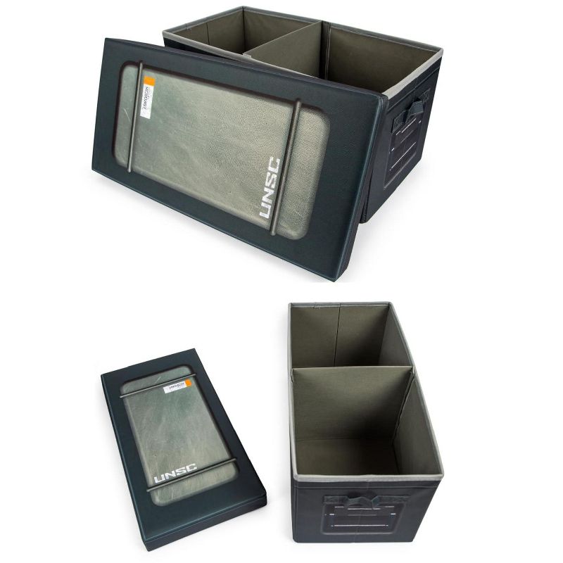 Robe Factory LLC Halo UNSC Footlocker Foldable Storage Bin | 24 x 12 Inches