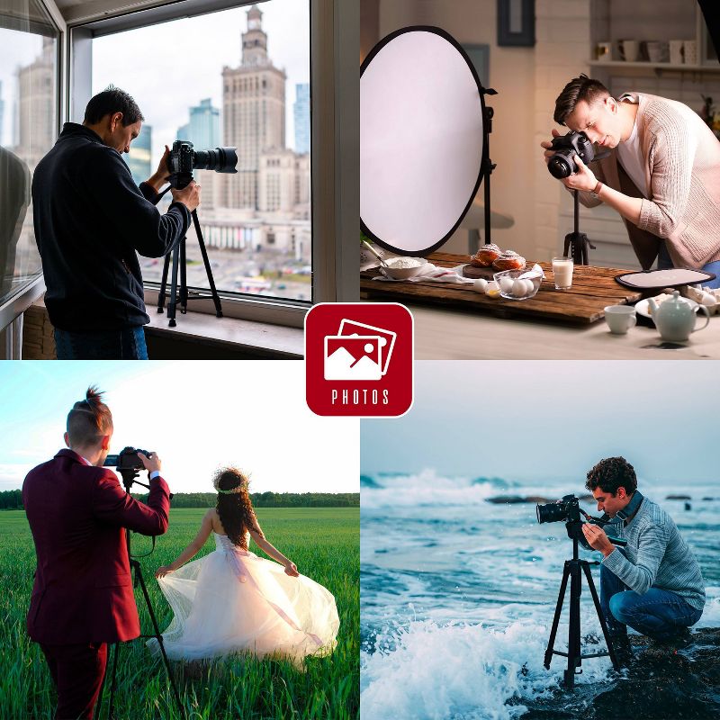 Tzumi ONAIR Pro Stand Lightweight 57" Aluminum Tripod - Black