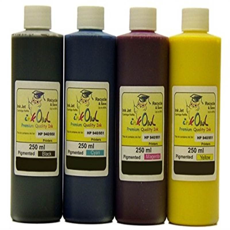 InkOwl Pigmented Ink for HP 940 (4x250mL)