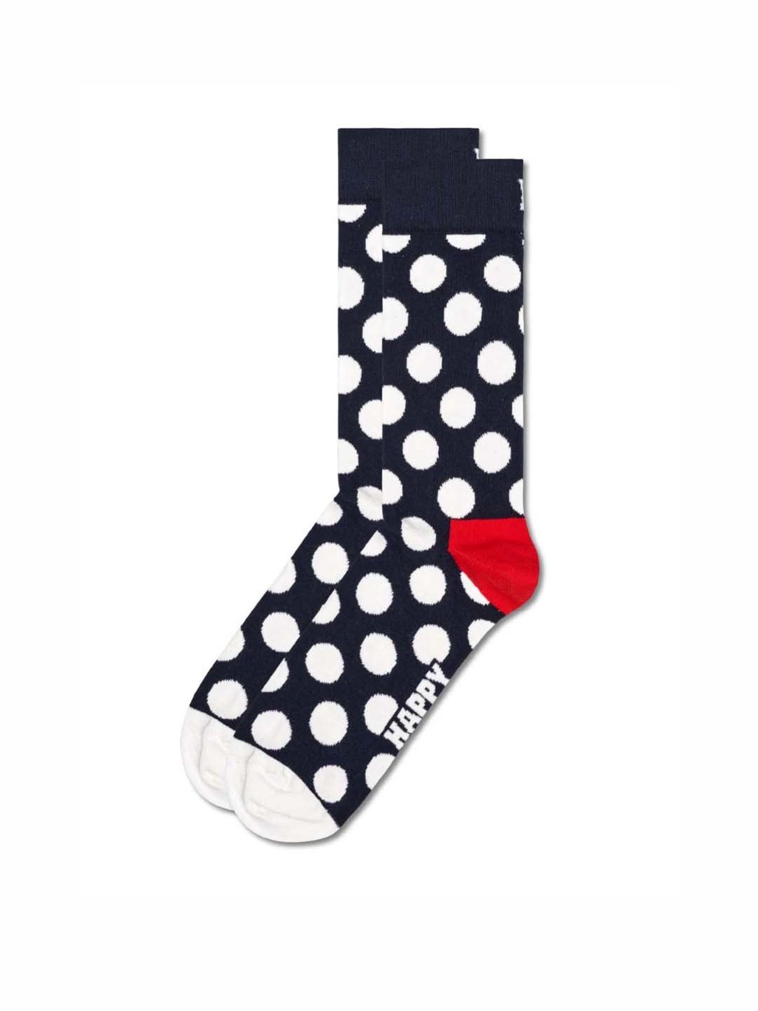 Happy Socks Classic Big Dot Multicolor Cotton Printed Socks (36-40) - Pack of 2