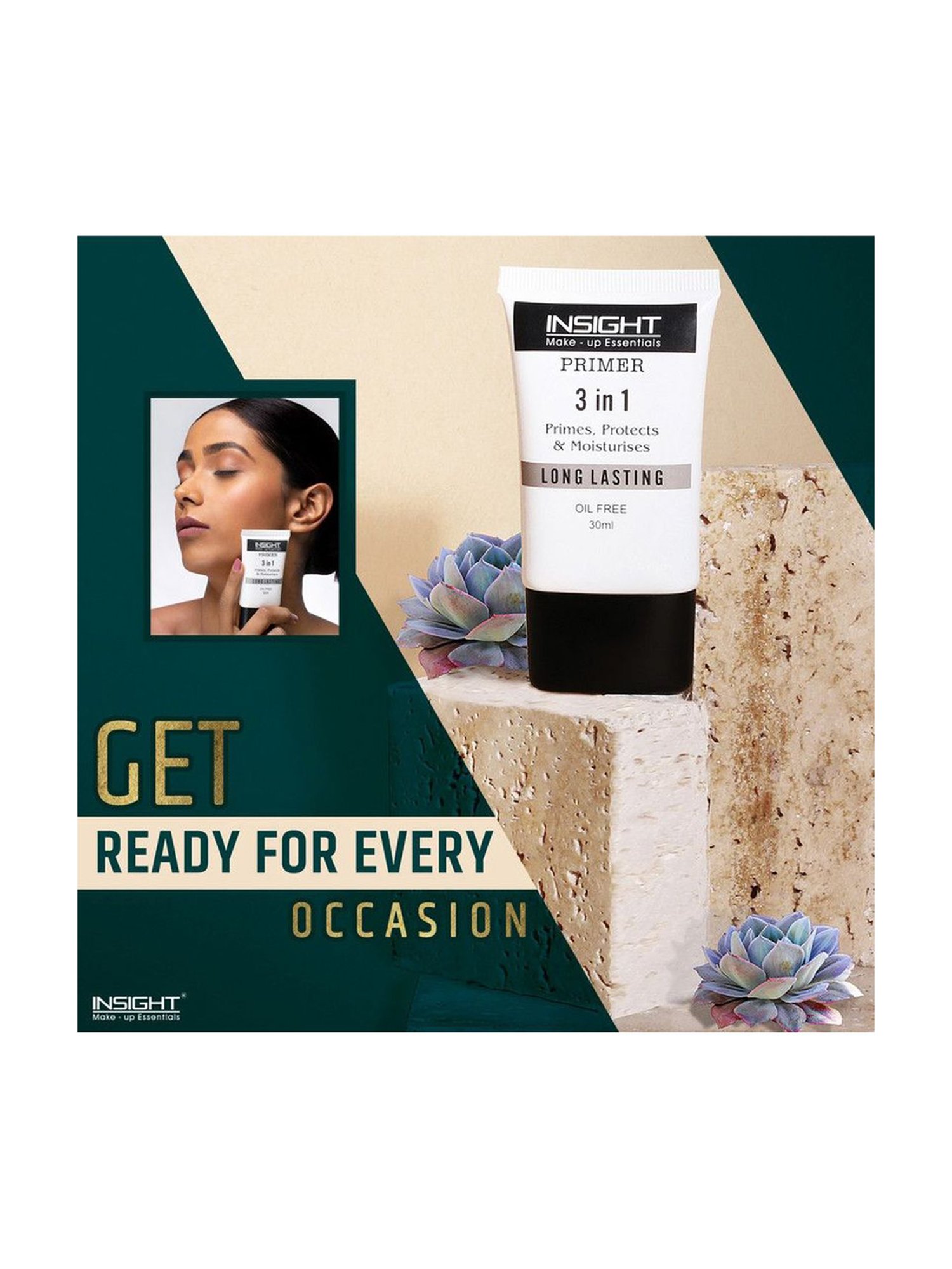 Insight Cosmetics Oil Free Primer 3 in 1 - 30 ml