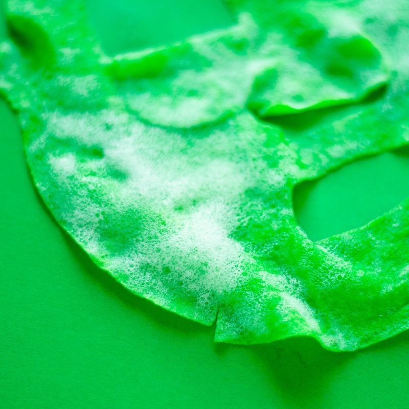 Yes To Cucumbers Calming Bubbling Paper Single Use Face Mask - 0.67 fl oz