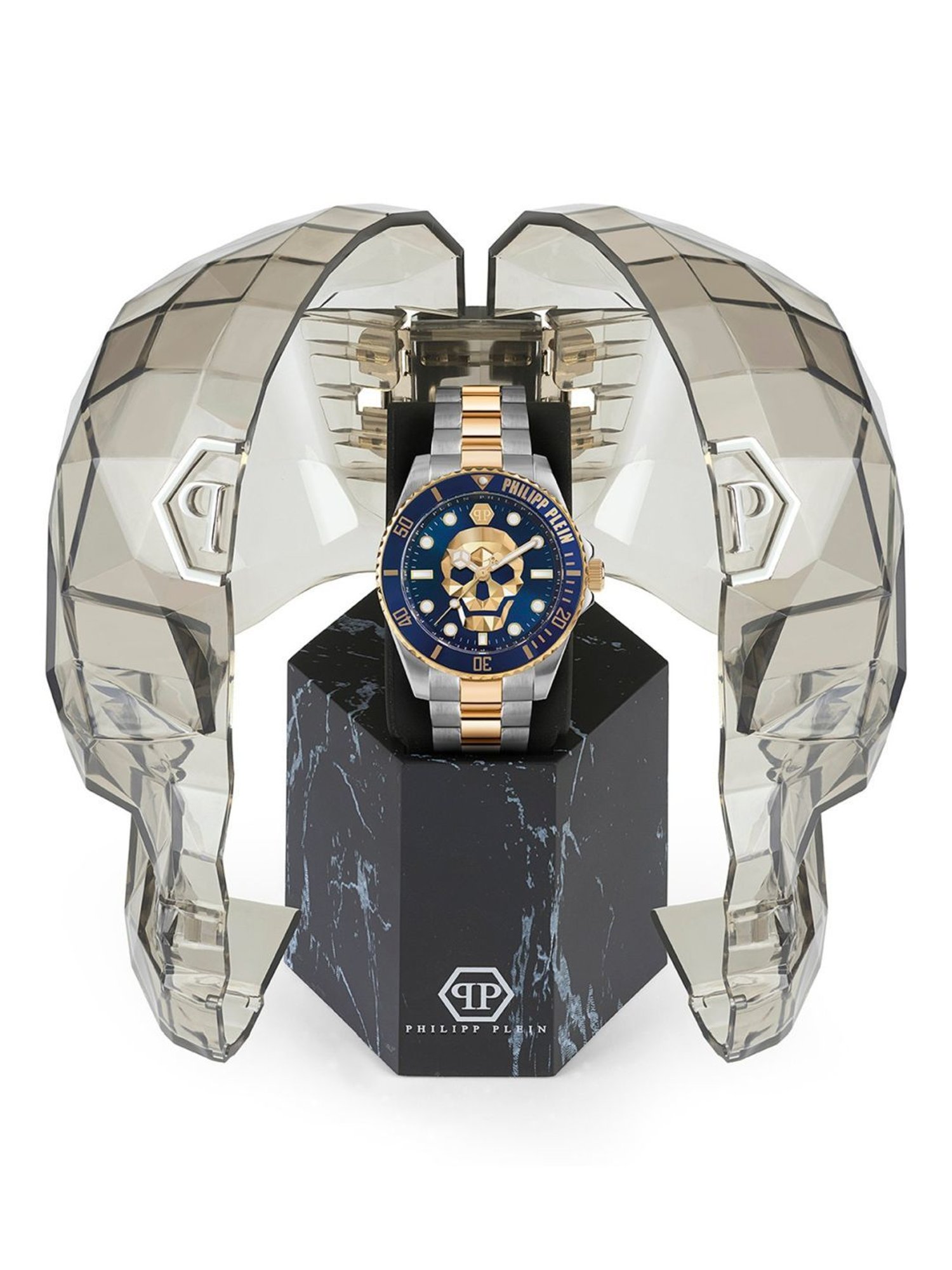 PHILIPP PLEIN PWOAA0722 The Skull Diver Analog Watch for Men