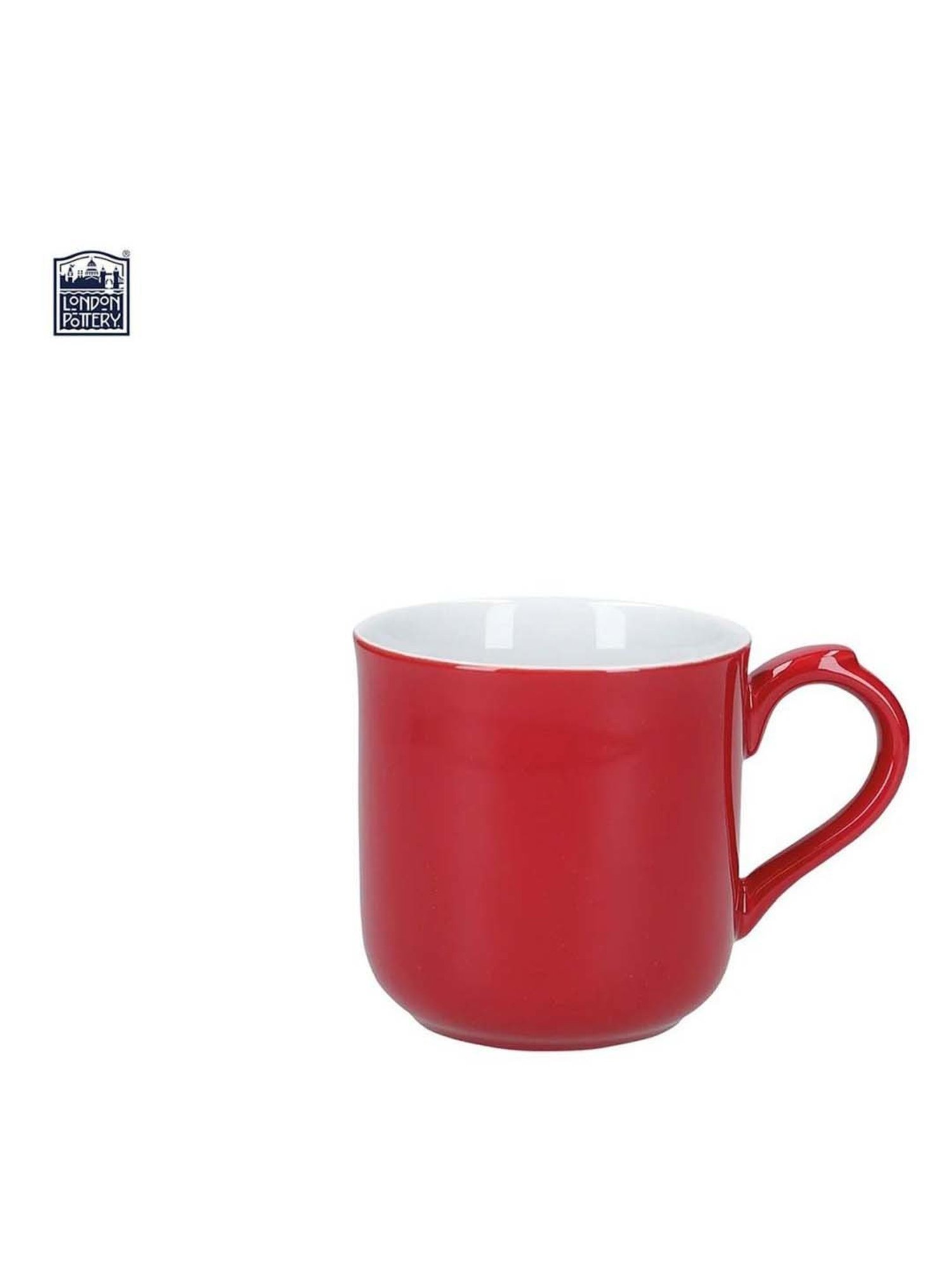 Femora Black Ceramic Coffee Mugs (0.36 L) - Set of 4