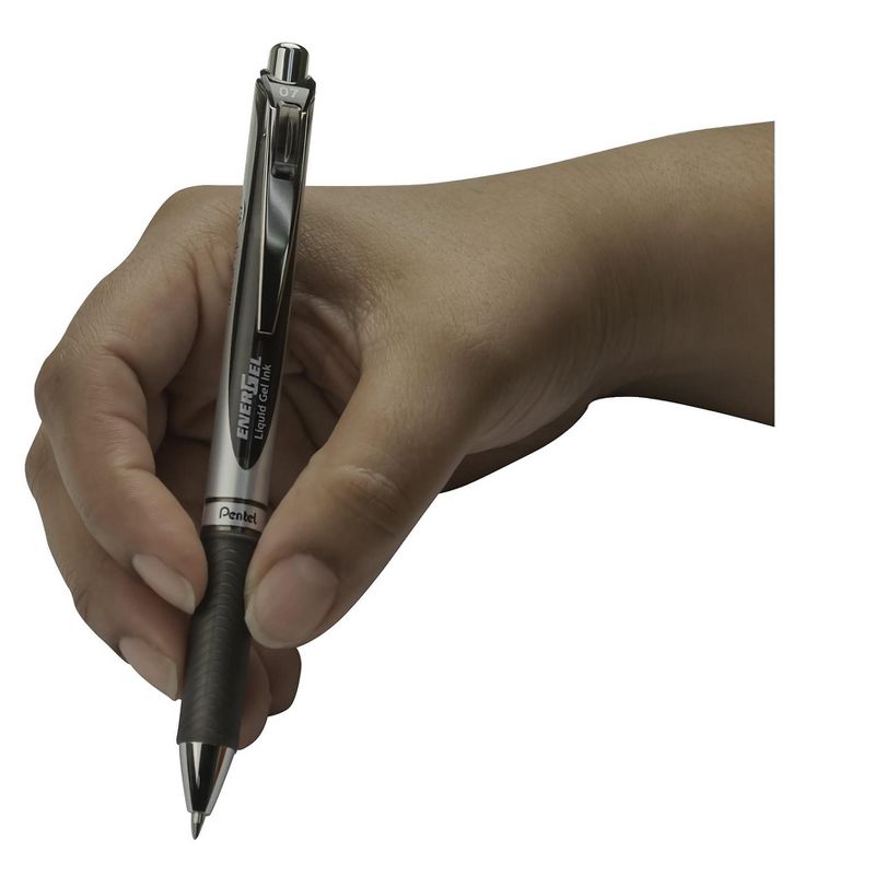 Pentel EnerGel RTX Retractable Gel Pens Medium Point Black Ink 409634