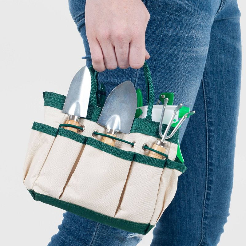 6pc 7" Steel Indoor Garden Tool Set - Pure Garden