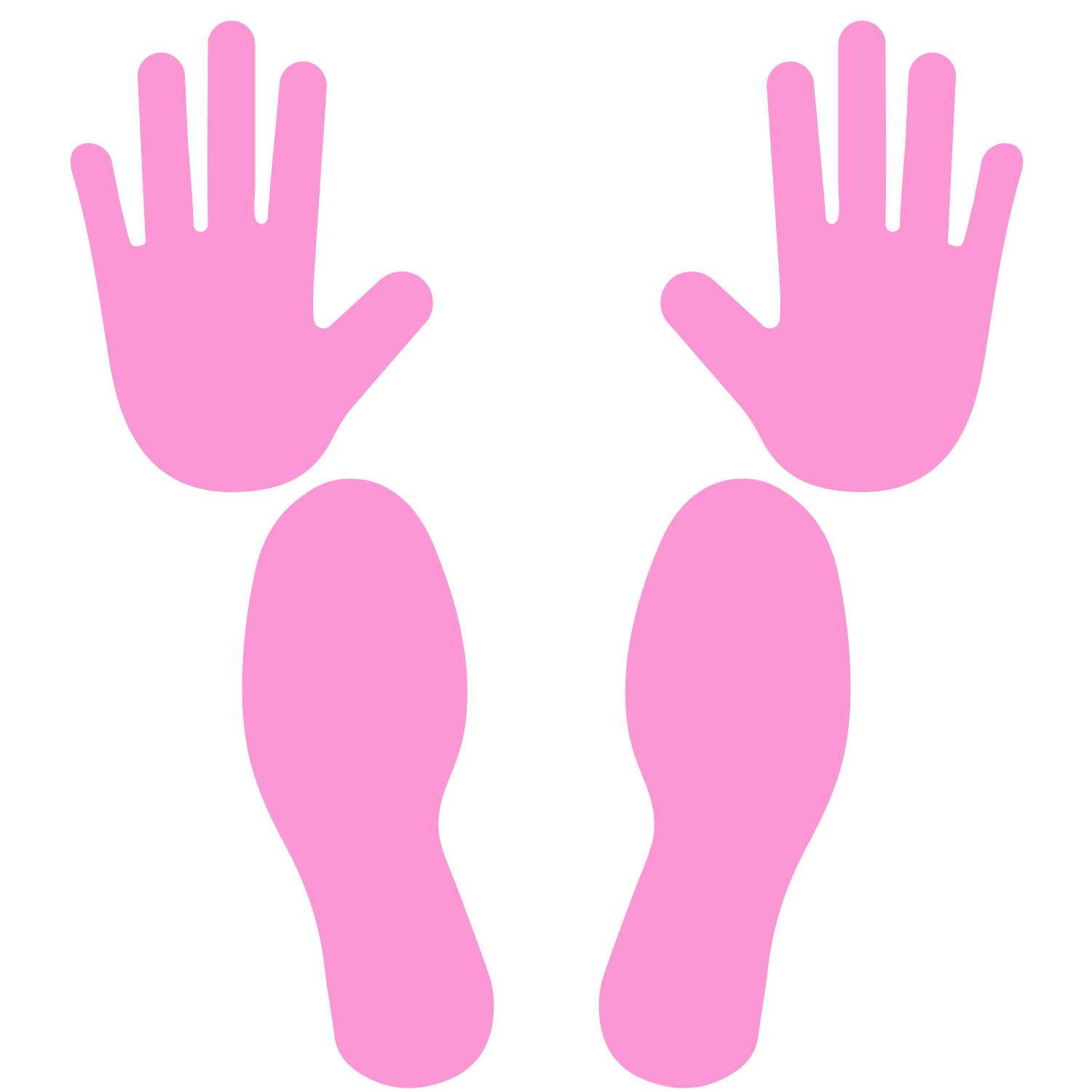 LiteMark Golden Yellow Pat Down Position Guide for Security Checkpoints and Law Enforcement