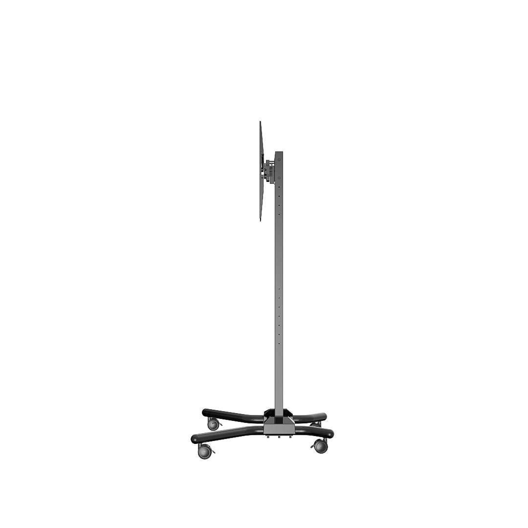 Cotytech Adjustable Ergonomic Mobile TV Cart for 32 inch-56 inch  With No Shelf