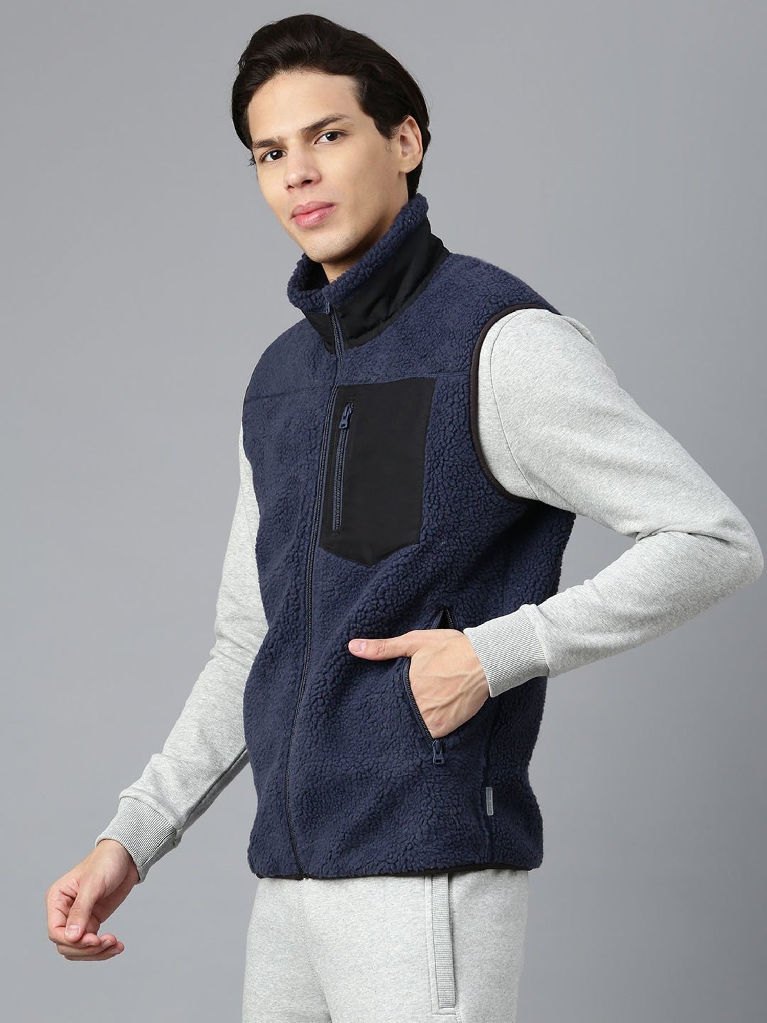 Woodland Navy Regular Fit Sweatshirt