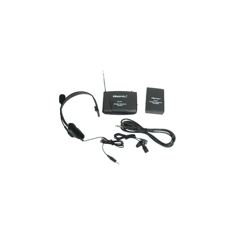 HS707 Portable Battery Powered VHF La Valier and Headset Wireless Microphone System