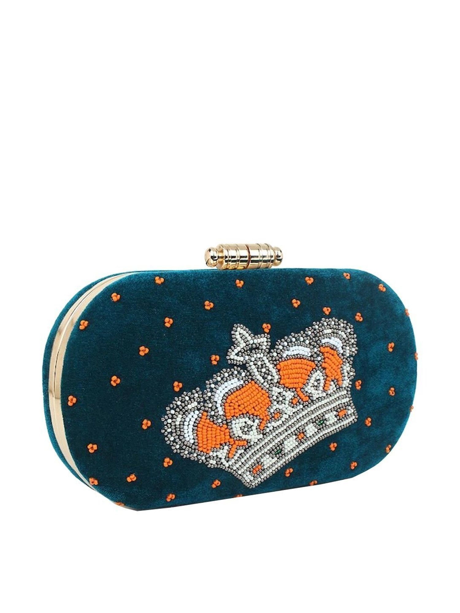 Spice Art Blue Clutch