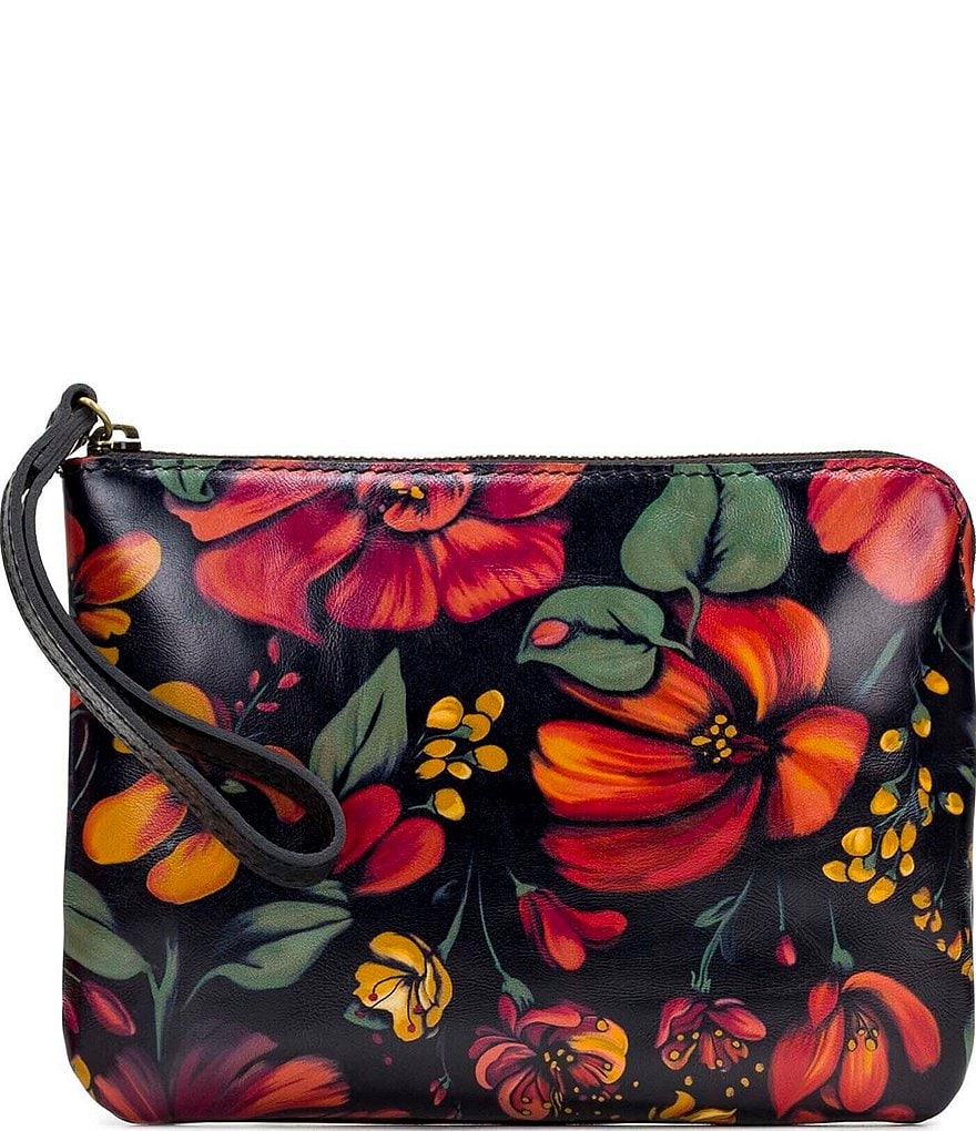 HOBO Link Leather Zip Wristlet