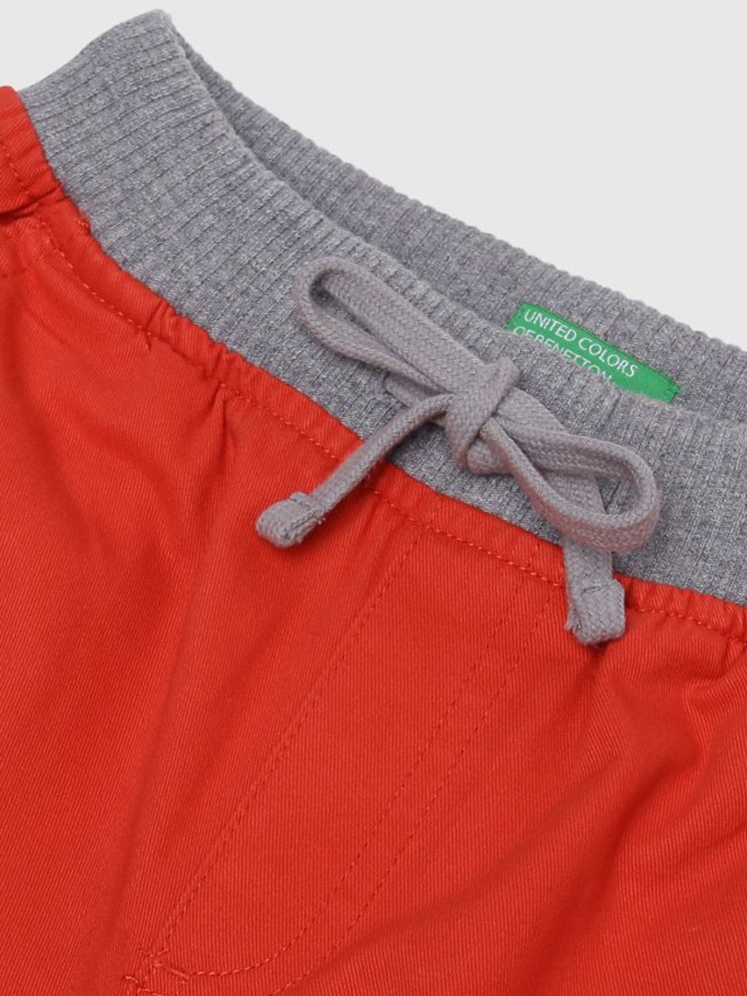 United Colors of Benetton Kids Red Cotton Shorts