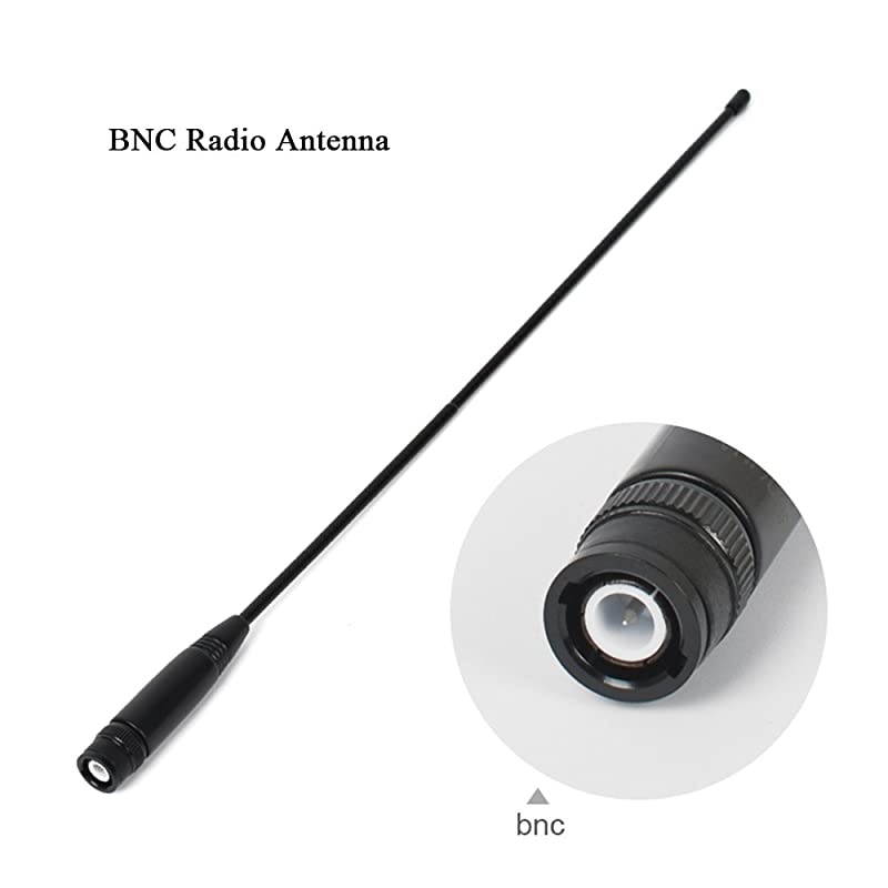 NA771 Dual Band VHFUHF 144430Mhz BNC Handheld Antenna for Walkie Talkie ICOM ICV85 ICV82 ICV80