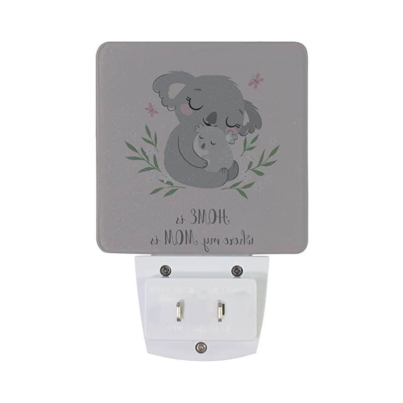 Night Light Warm White LED Nightlight Cute Koala MOM and Baby for Bedroom Bathroom Hallway Stairways05W 2Pack
