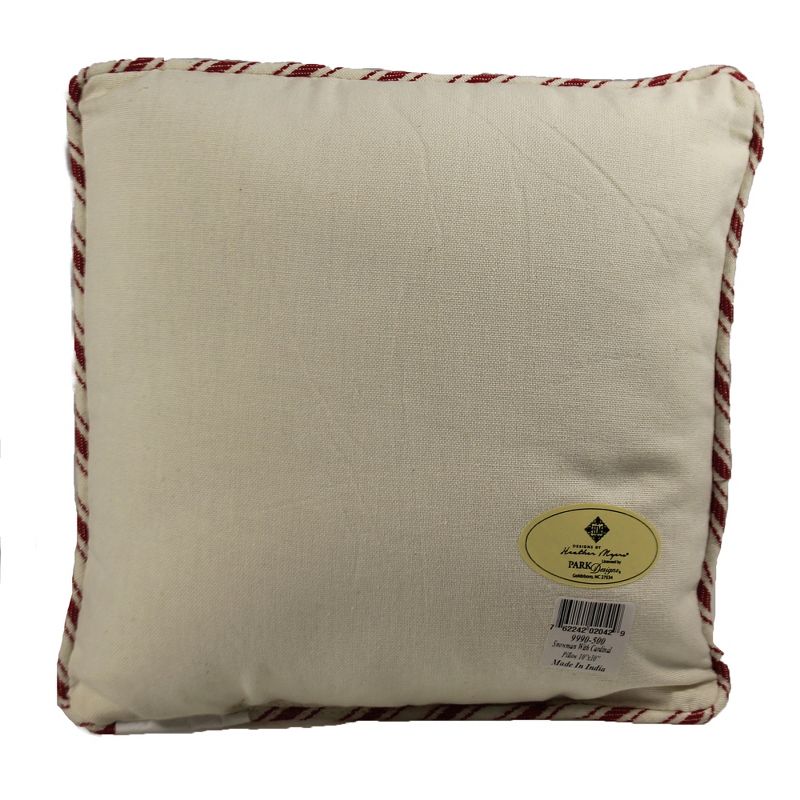Home Decor 10.0" Snowman With Cardinal Pillow Christmas Presents Wreath  -  Decorative Pillow