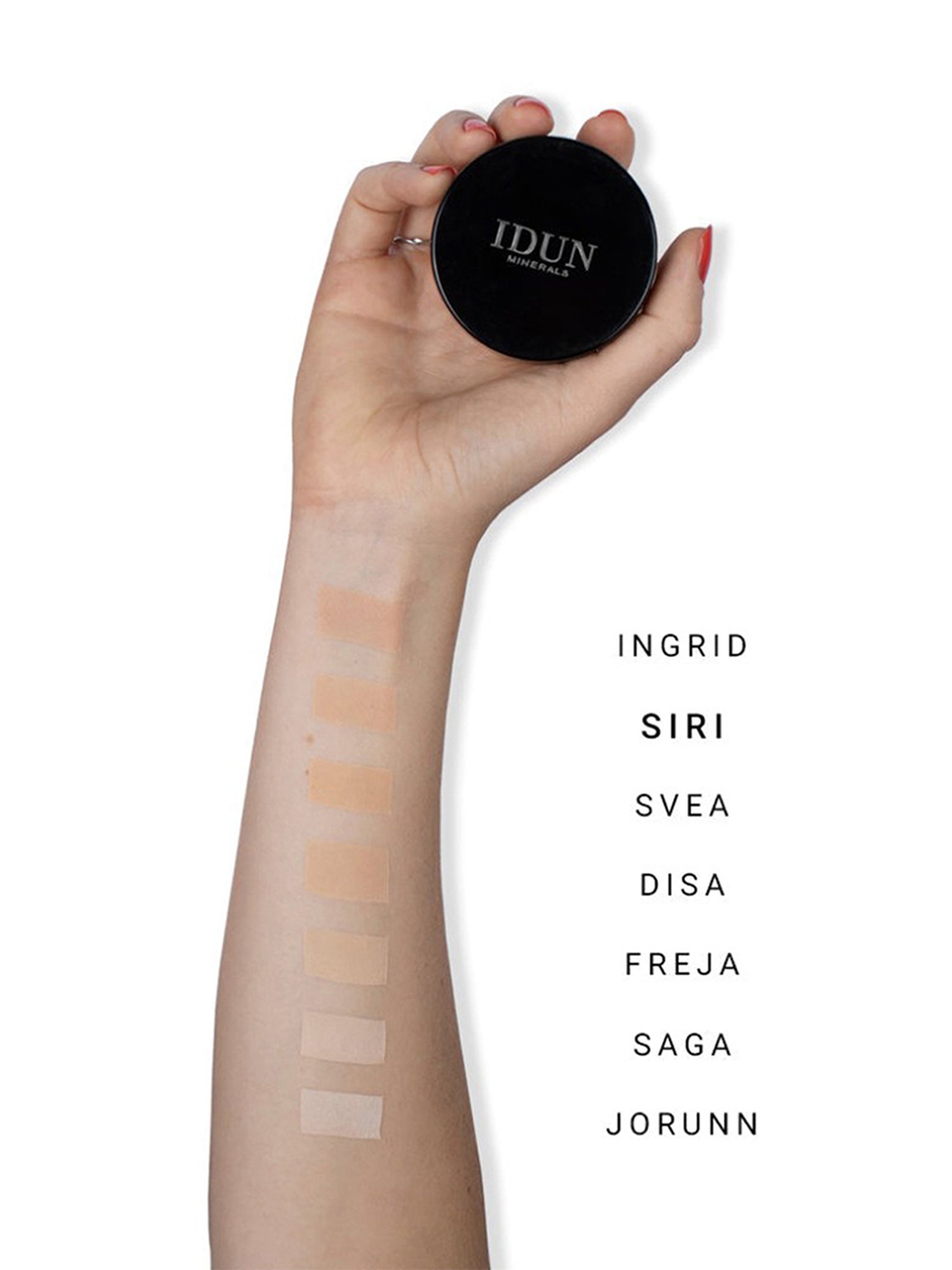 Idun Minerals Loose Mineral Powder Foundation Siri   - 7 gm