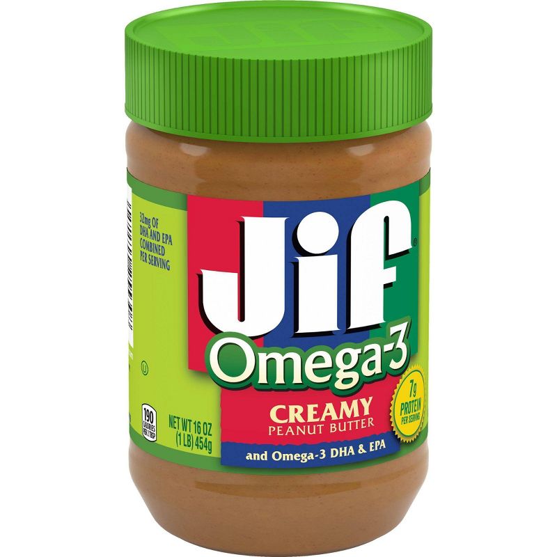 Jif Omega-3 Peanut Butter - 16oz
