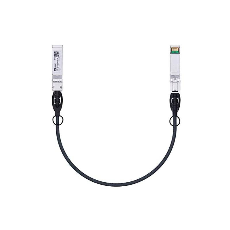 Cable, 10G + DAC, 0.5M, 10GBASE-CU Passive Direct Attach Copper Twinax Cable for Cisco -H10GB-CU0.5M, Ubiquiti, Netgear, D-Link, QNAP, Mikrotik, Supermicro,Zyxel,Linksys, Open Switch Devices