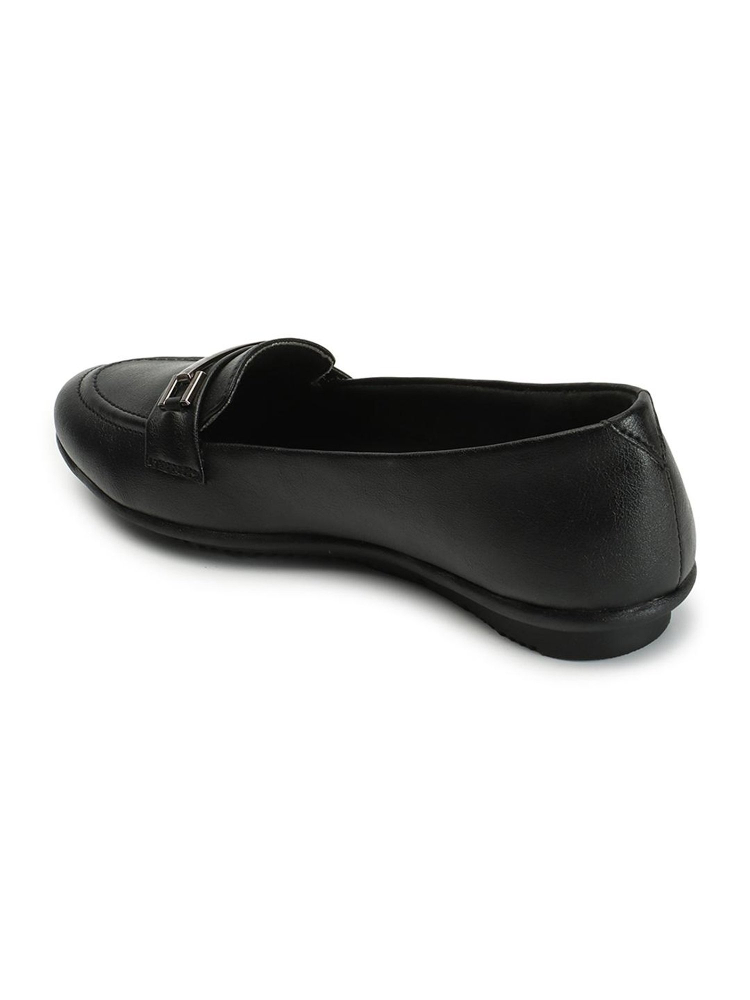 Elle Women's Black Casual Loafers