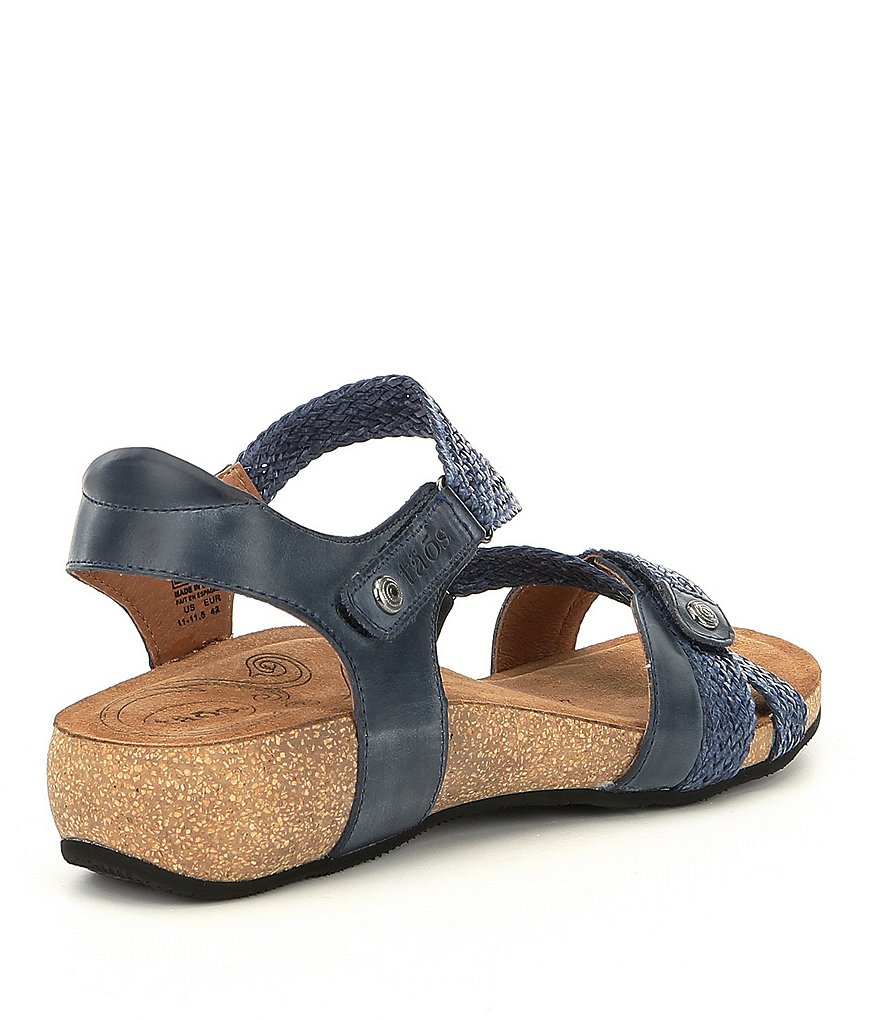 Taos Footwear Trulie Woven Leather Sandals