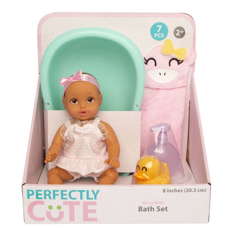 Perfectly Cute 8" My Lil' Baby Bath Set - Light Brown Eyes