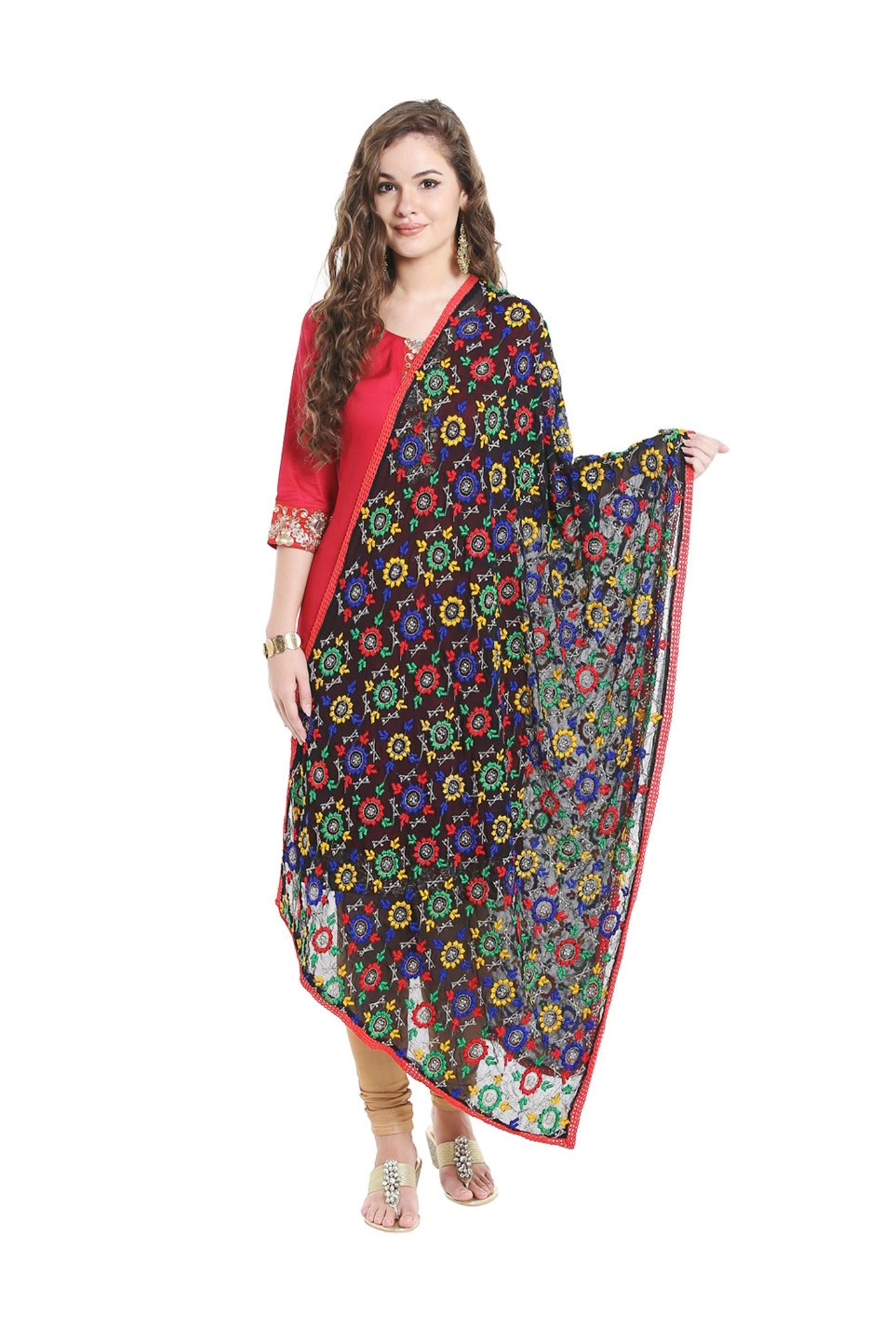 Dupatta Bazaar Multicolored Dupatta