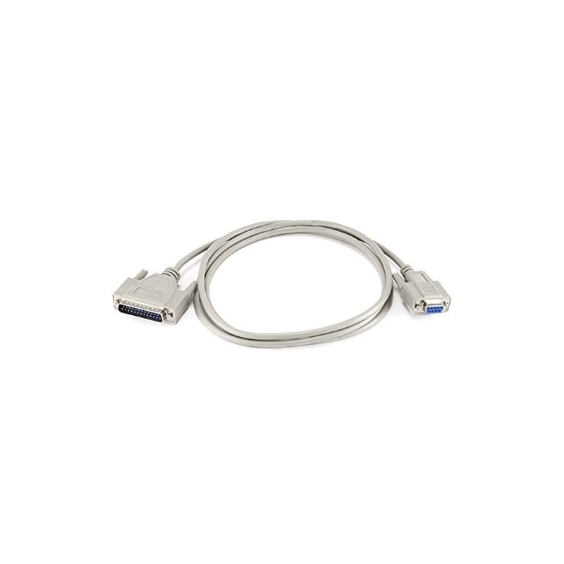 6-Feet Null Modem DB9F/DB25M Molded Cable (100479)