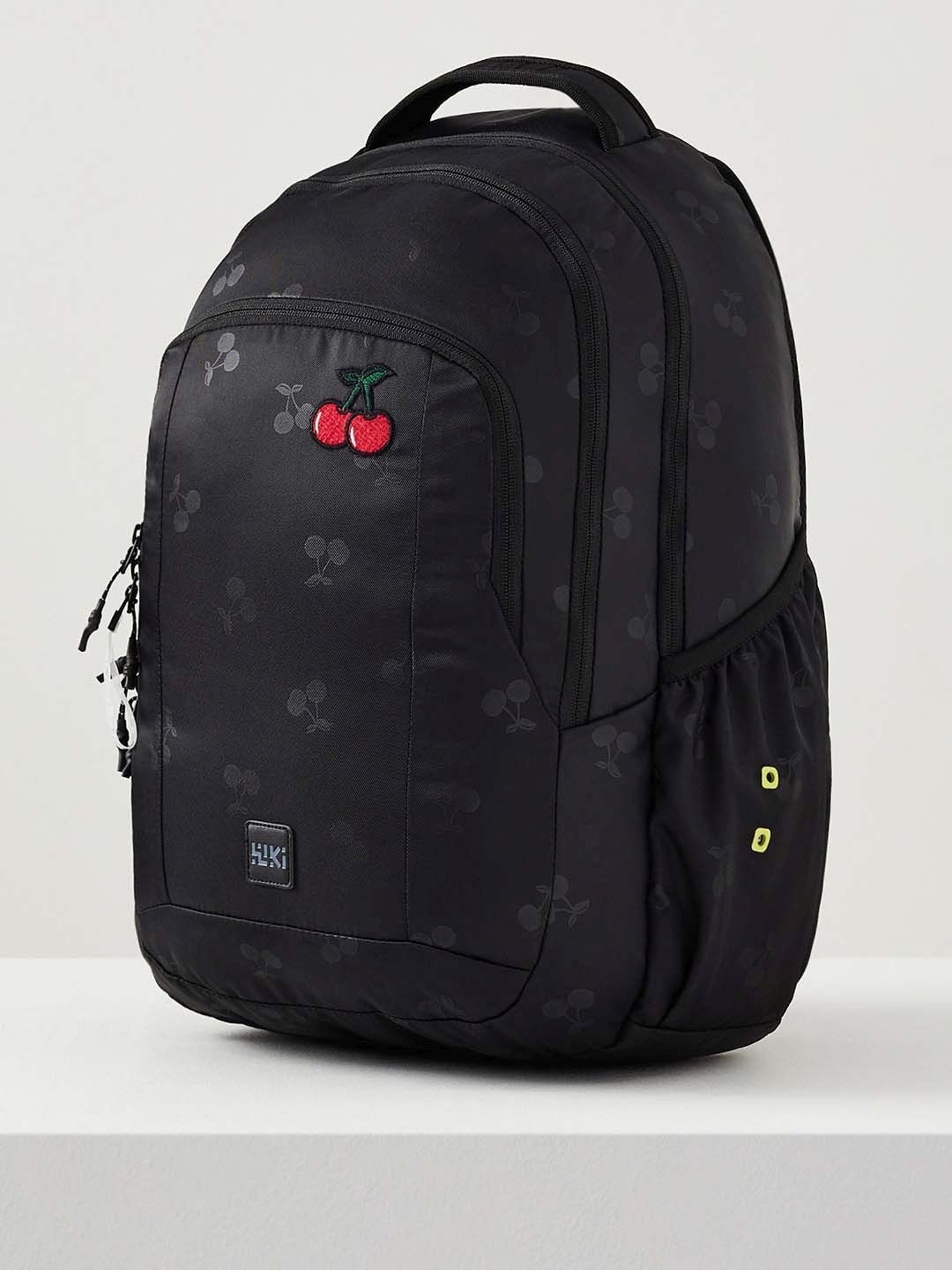 Wiki Back to School 2 Black Polyester Printed Backpack - 30 Ltrs