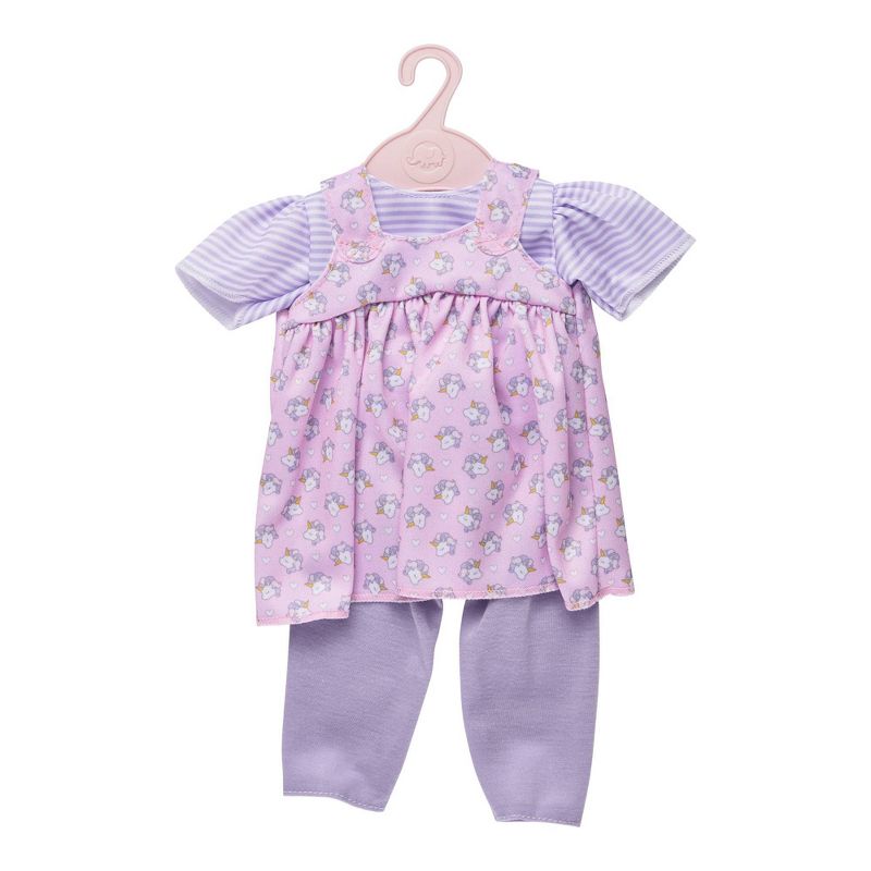 Perfectly Cute Baby Doll Outfit - Purple One-Piece with Dress