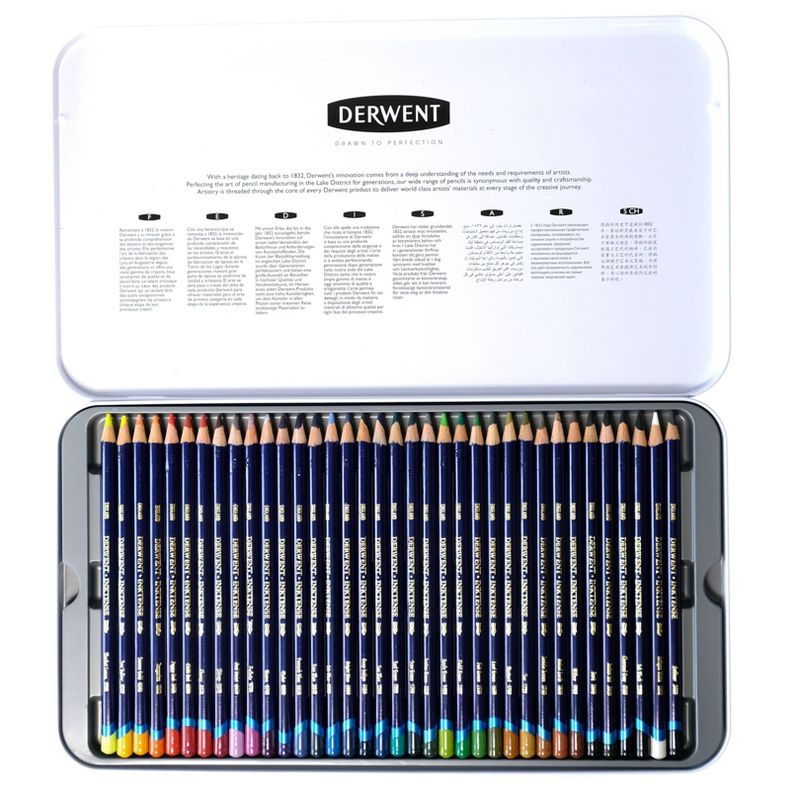 Inktense Pencil Set 36ct - Derwent