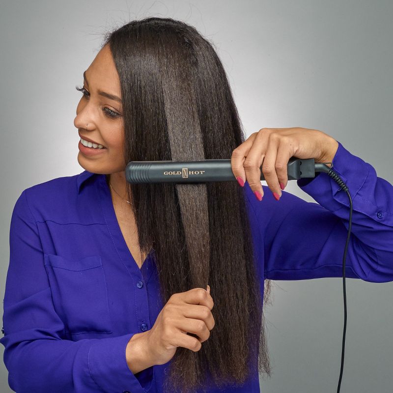 Gold-N-Hot Professional Ceramic Flat Iron - 1"