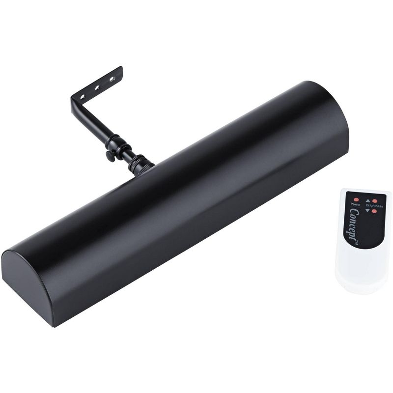 Concept Lighting Concept 11 1/2" Wide Black Cordless-Remote LED Picture Light
