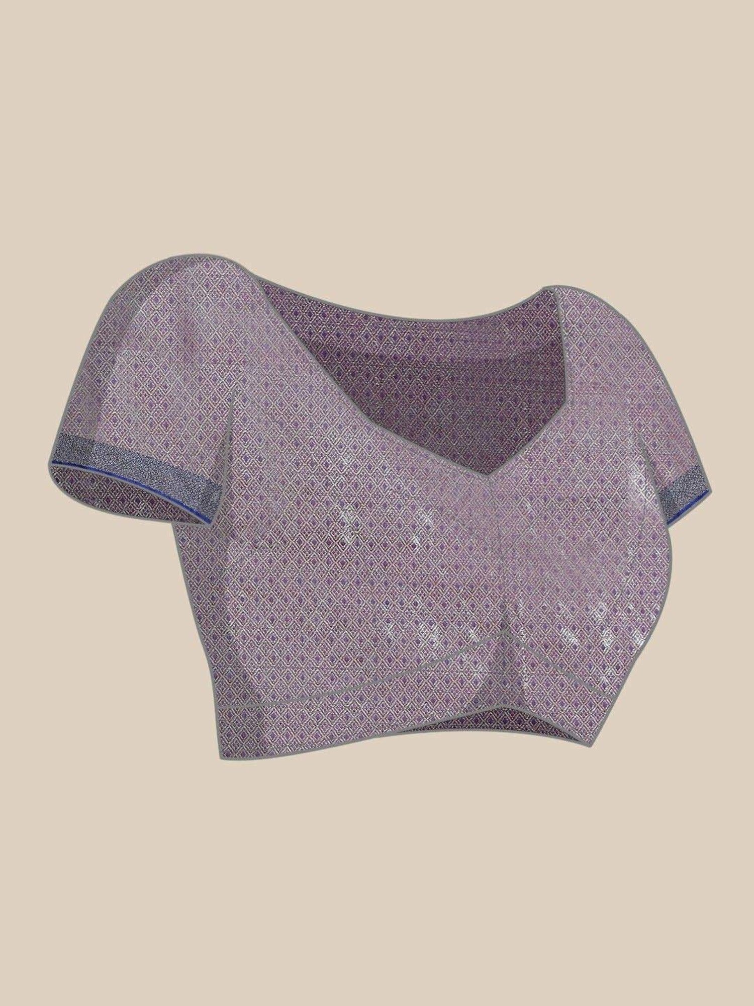 Silk Land Red Woven Saree With Unstitched Blouse